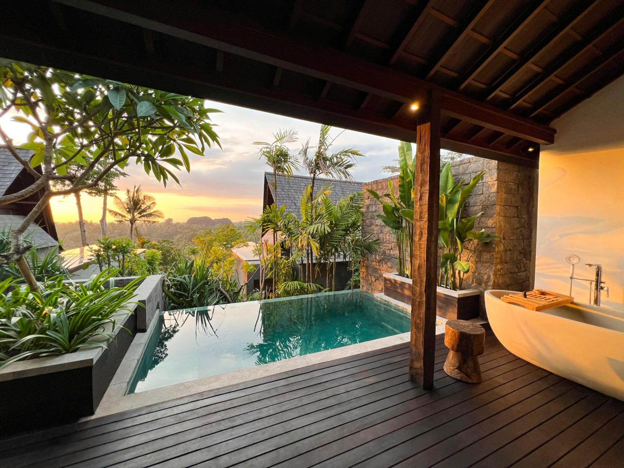 Villa The Ridge Bali Ubud Exterior foto